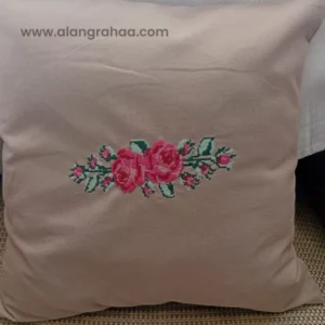 Embroidery Crochet Cushion Cover