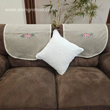 Cross Stitch Sofa Cover