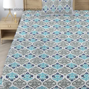 Handloom Block Print Cotton Bedsheet