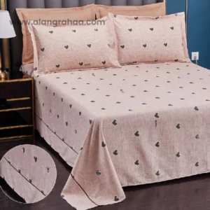 King premium Bedsheet 4 Pillow Series