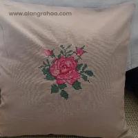 Embroidery Crochet Cushion Cover