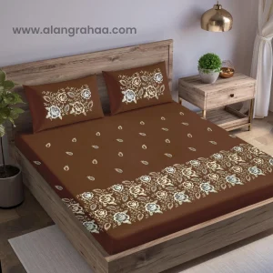 King Premium Machine Embroidery Bedsheet